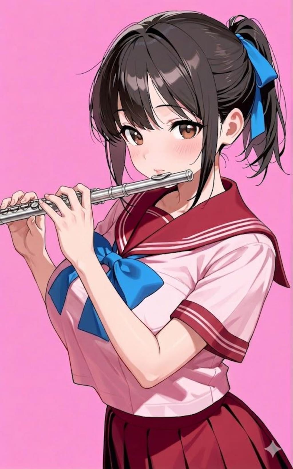 The Flute-Playing Beauty