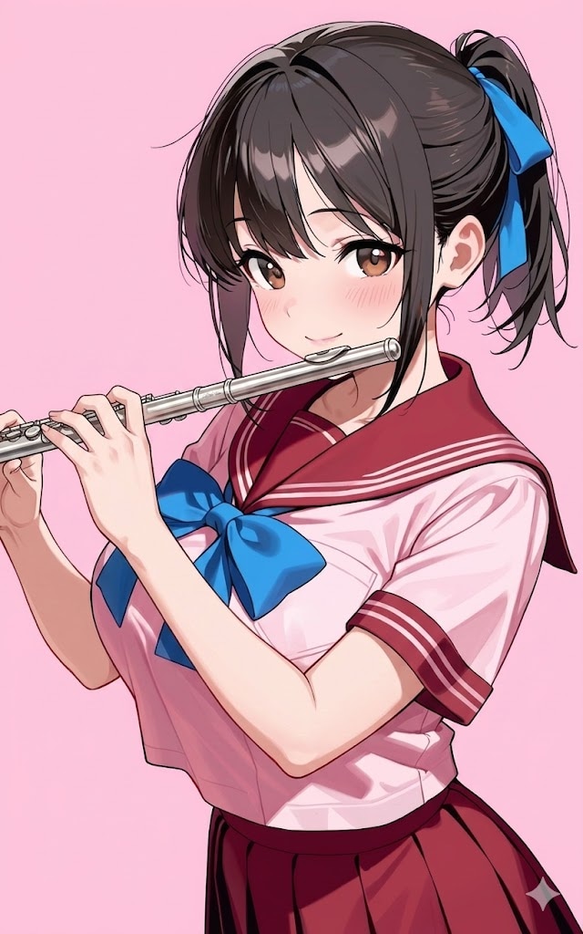 The Flute-Playing Beauty | の人気AIイラスト・グラビア