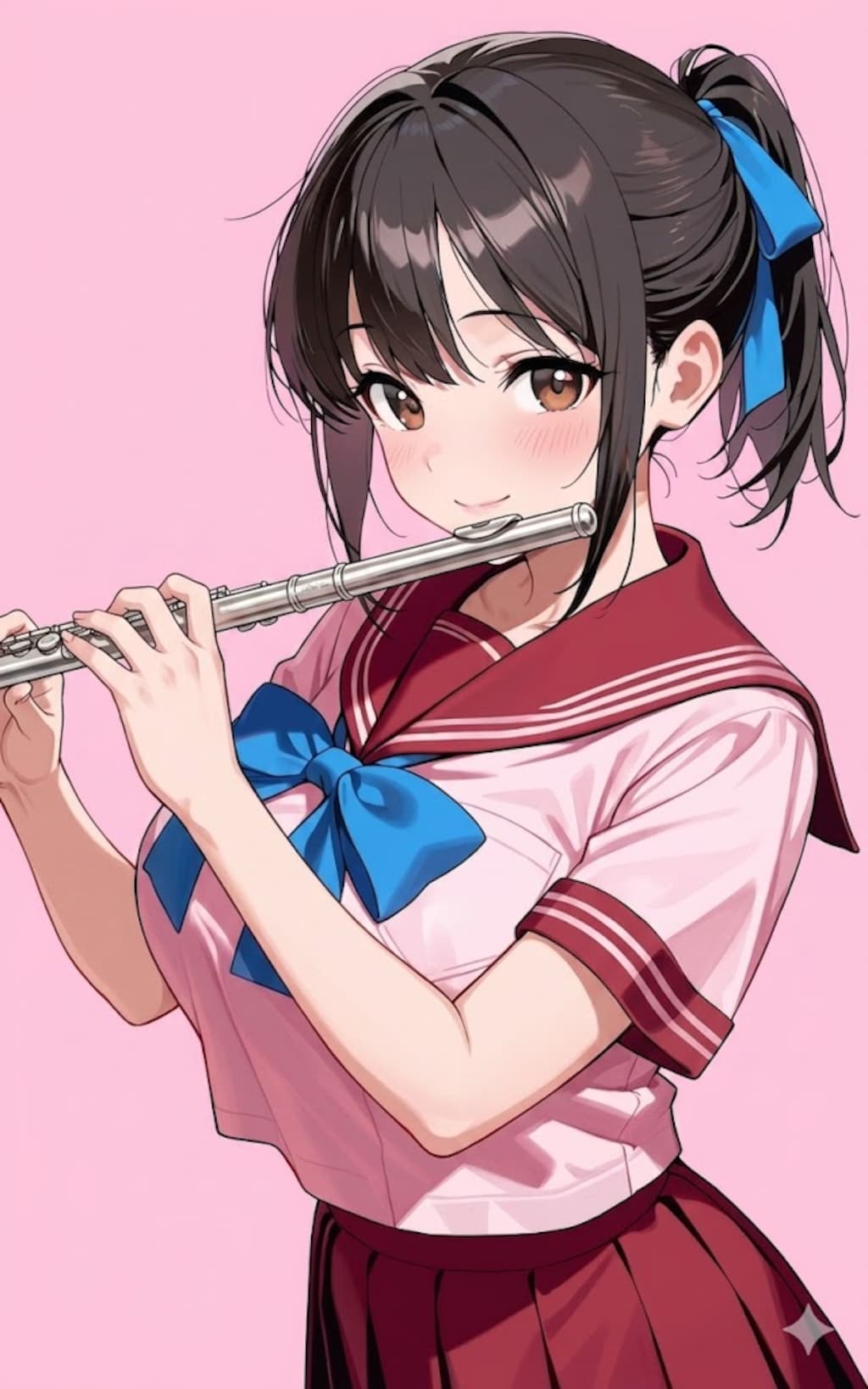 The Flute-Playing Beauty