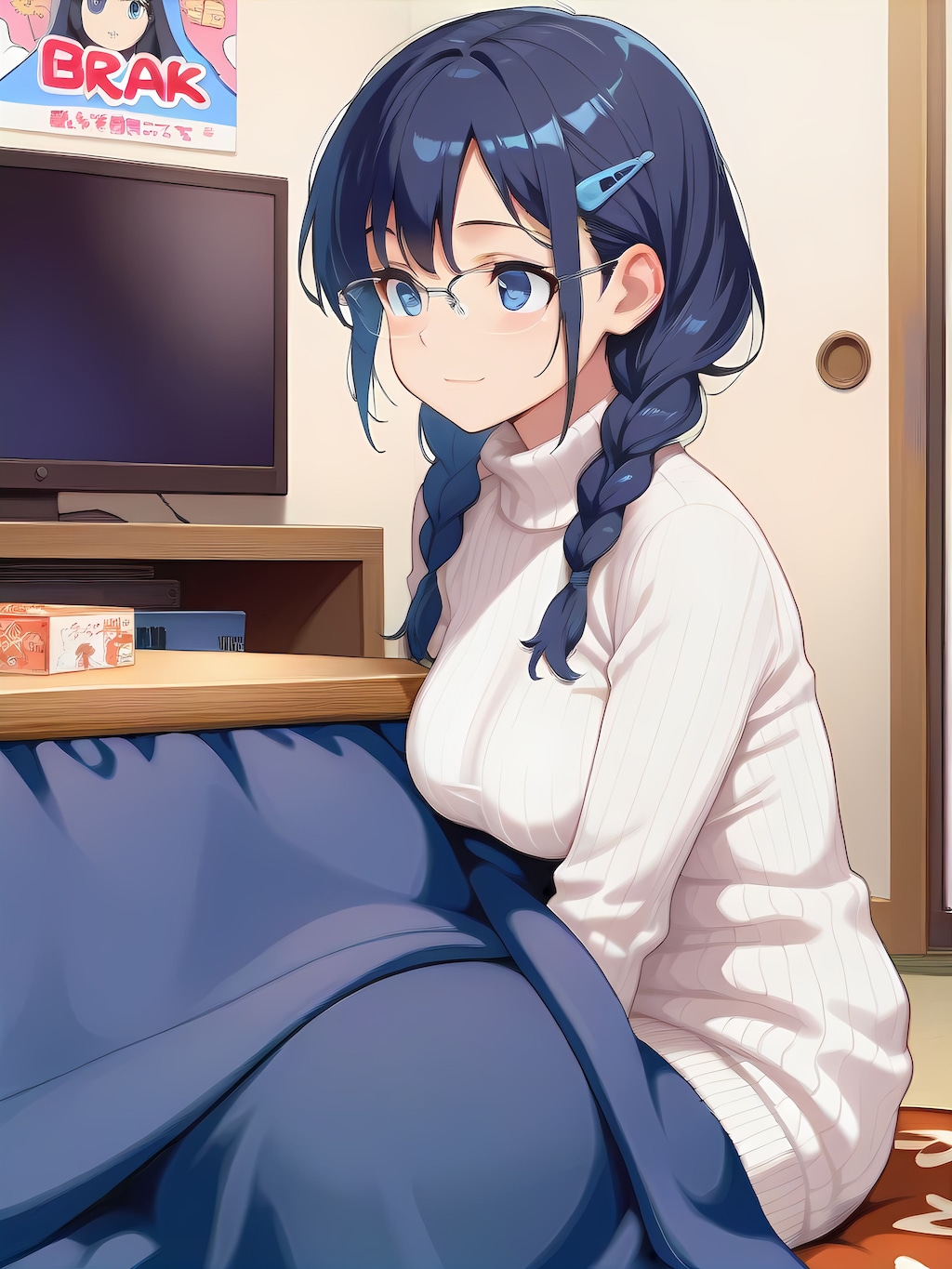 タートルネックセーター