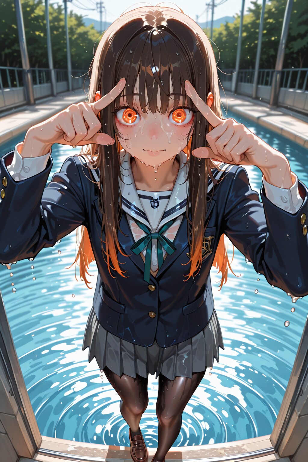 オレンジの眼差し