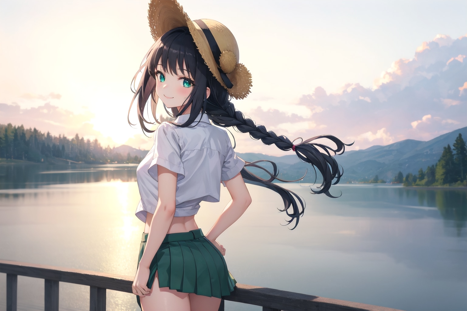 静かな湖畔