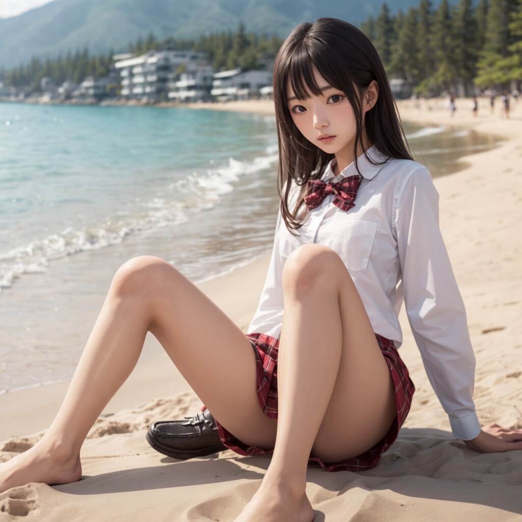 放課後の海岸