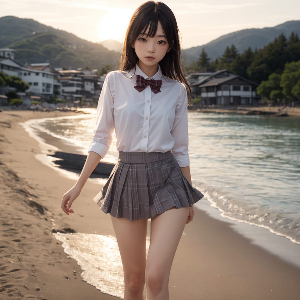放課後の海岸