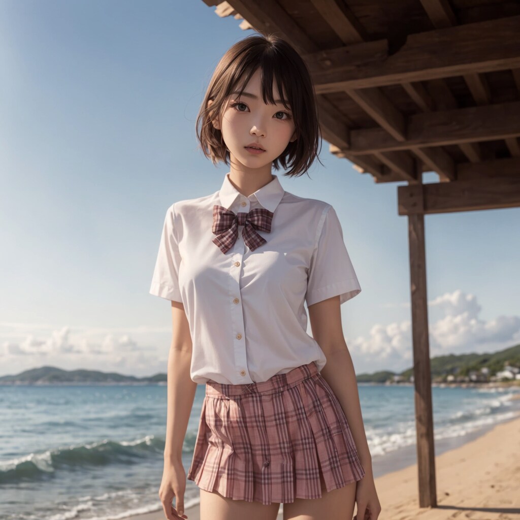 放課後の海岸