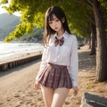 放課後の海岸 2枚目