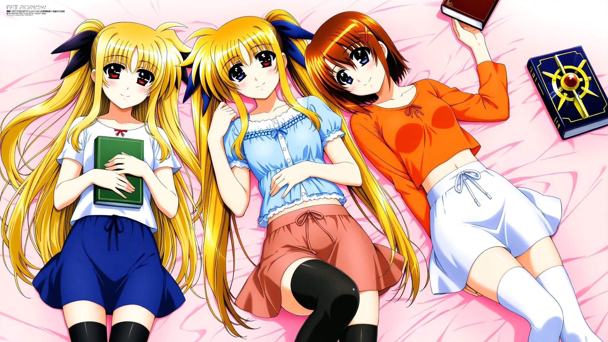 なのは➡　別の世界のみんなと一緒にお昼寝 | の人気AIイラスト・グラビア