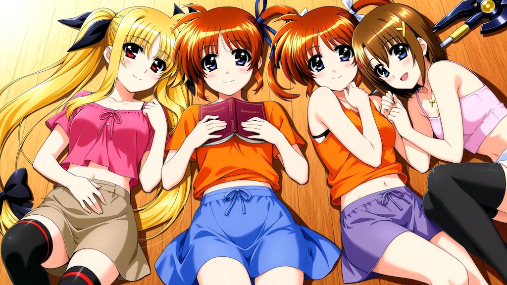 なのは➡　別の世界のみんなと一緒にお昼寝