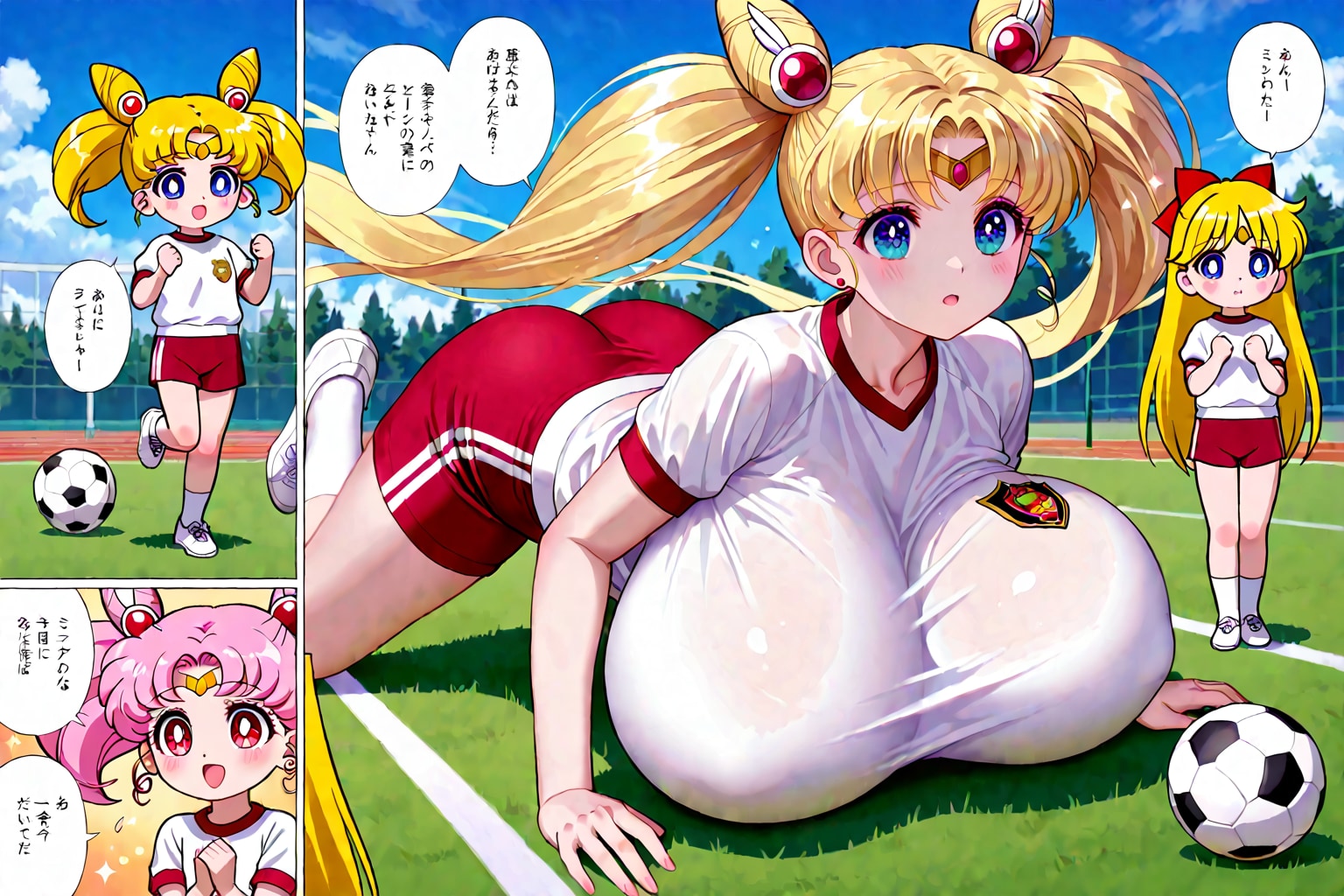 体育の授業　サッカー♪