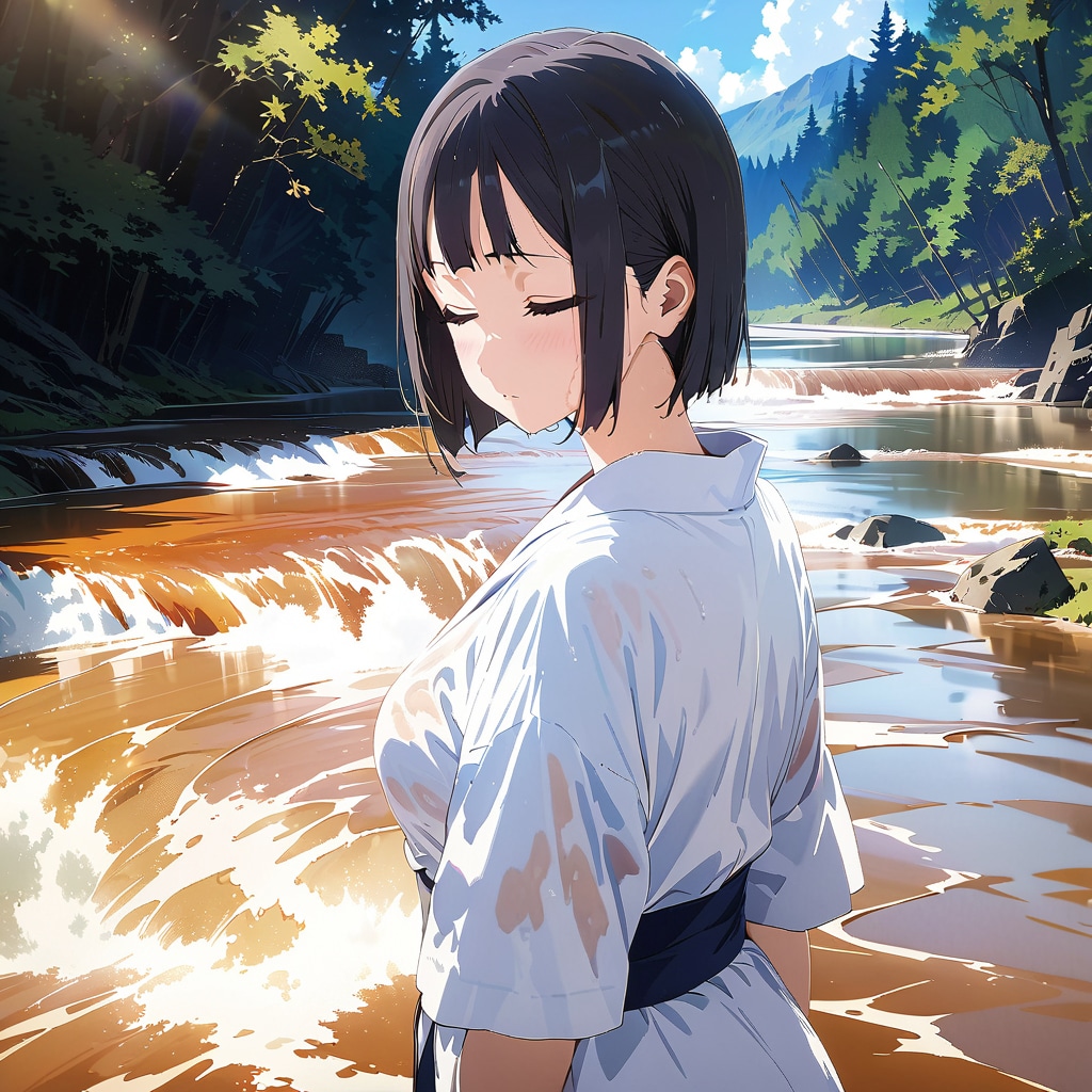 川遊び | の人気AIイラスト・グラビア