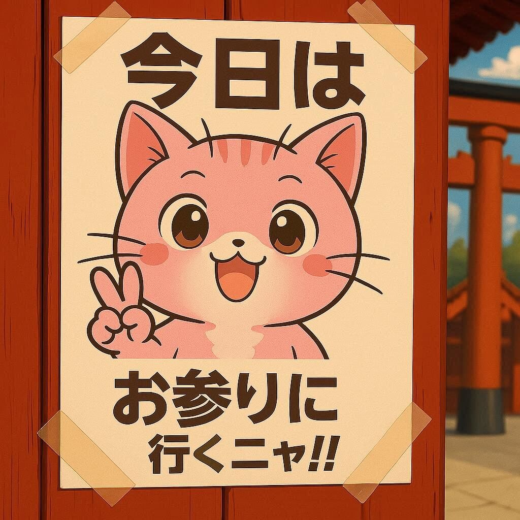 虎鼠神社に謎の予告状！！