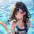 TOPAZ競泳水着の女の子 3枚目