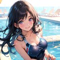 TOPAZ競泳水着の女の子 2枚目