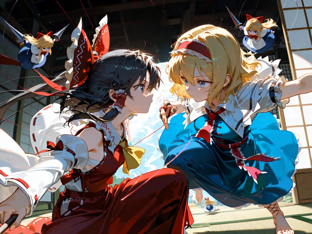 開戦理由「新しいお洋服が出来たの♪」（きょうのれいむさん）