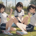 体育の授業 4枚目