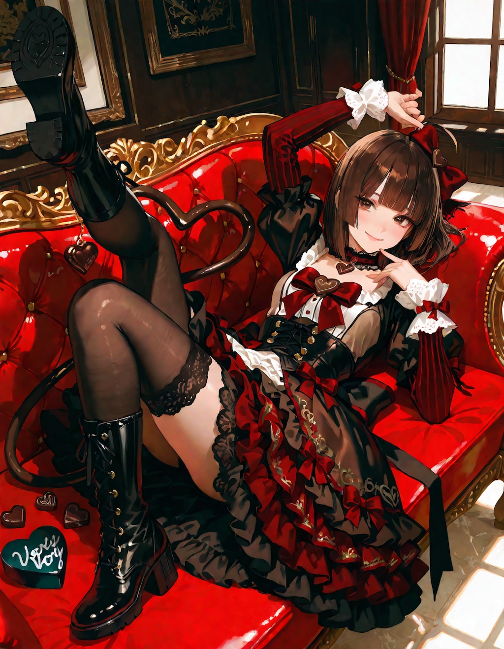 チョコレートのソファ