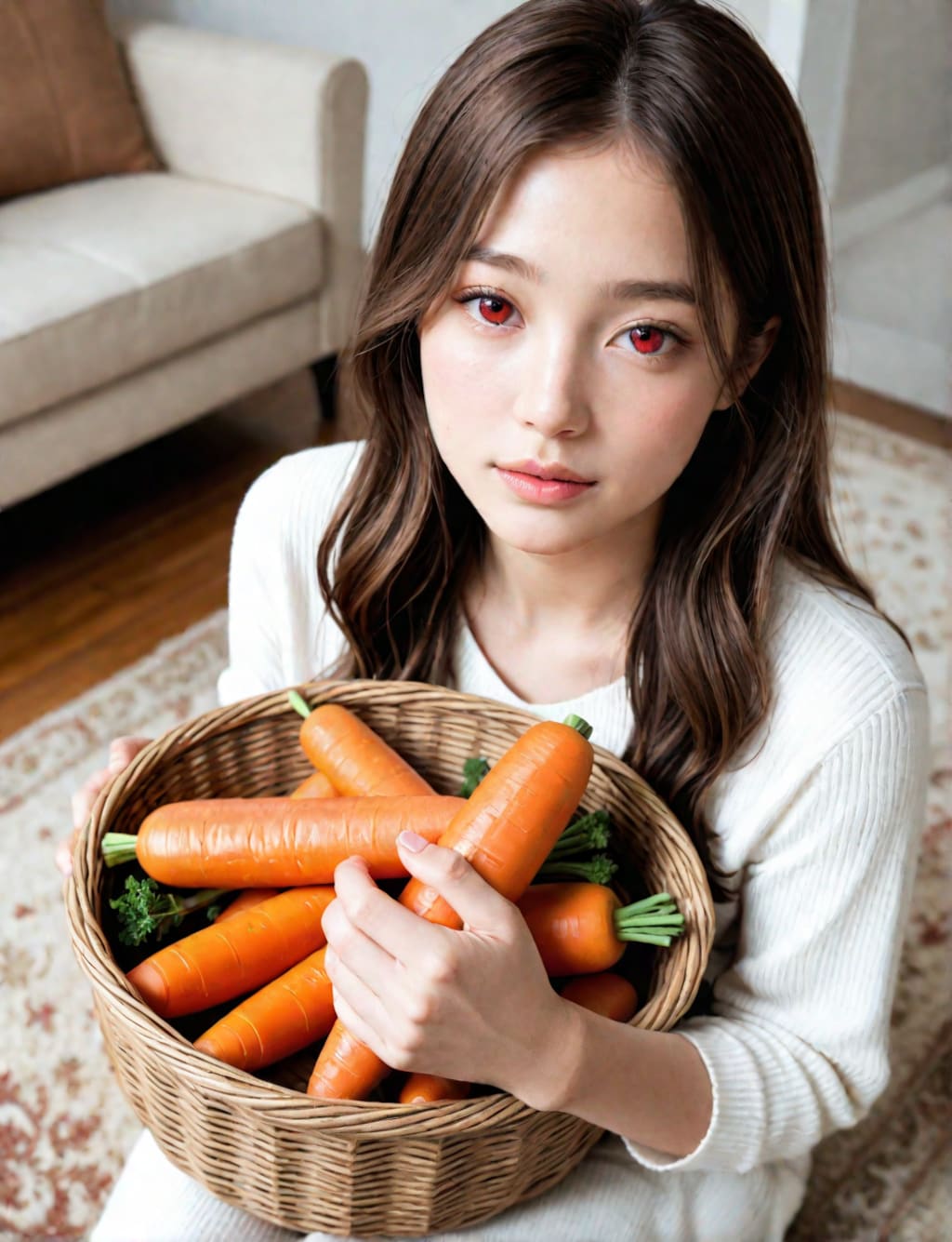 ニンジン食べ過ぎちゃって・・・