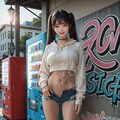 陽菜々、ローライズで前も魅せる夏 2枚目
