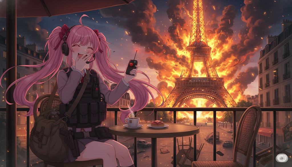 【爆弾娘】エッフェルな万博パビリオンの塔（栃木県日光市）