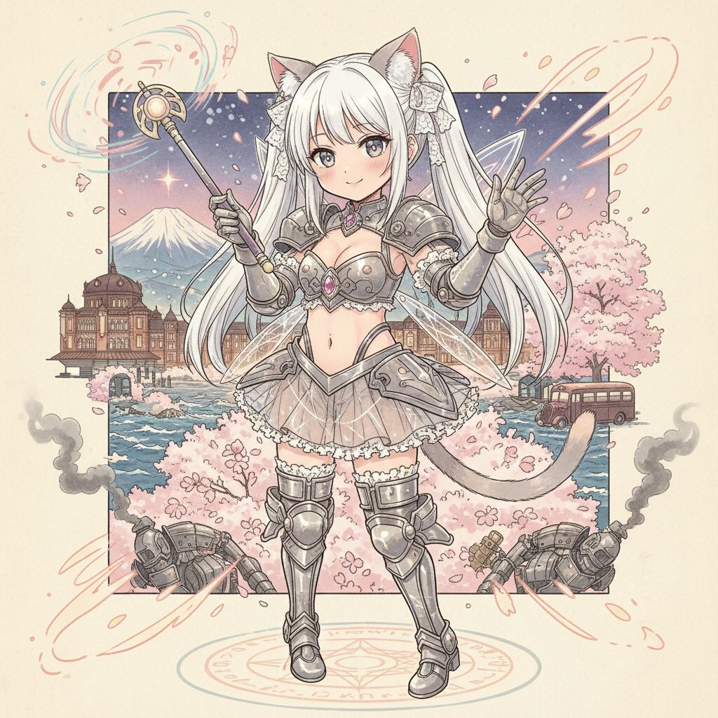 白ツイにゃん。 | の人気AIイラスト・グラビア