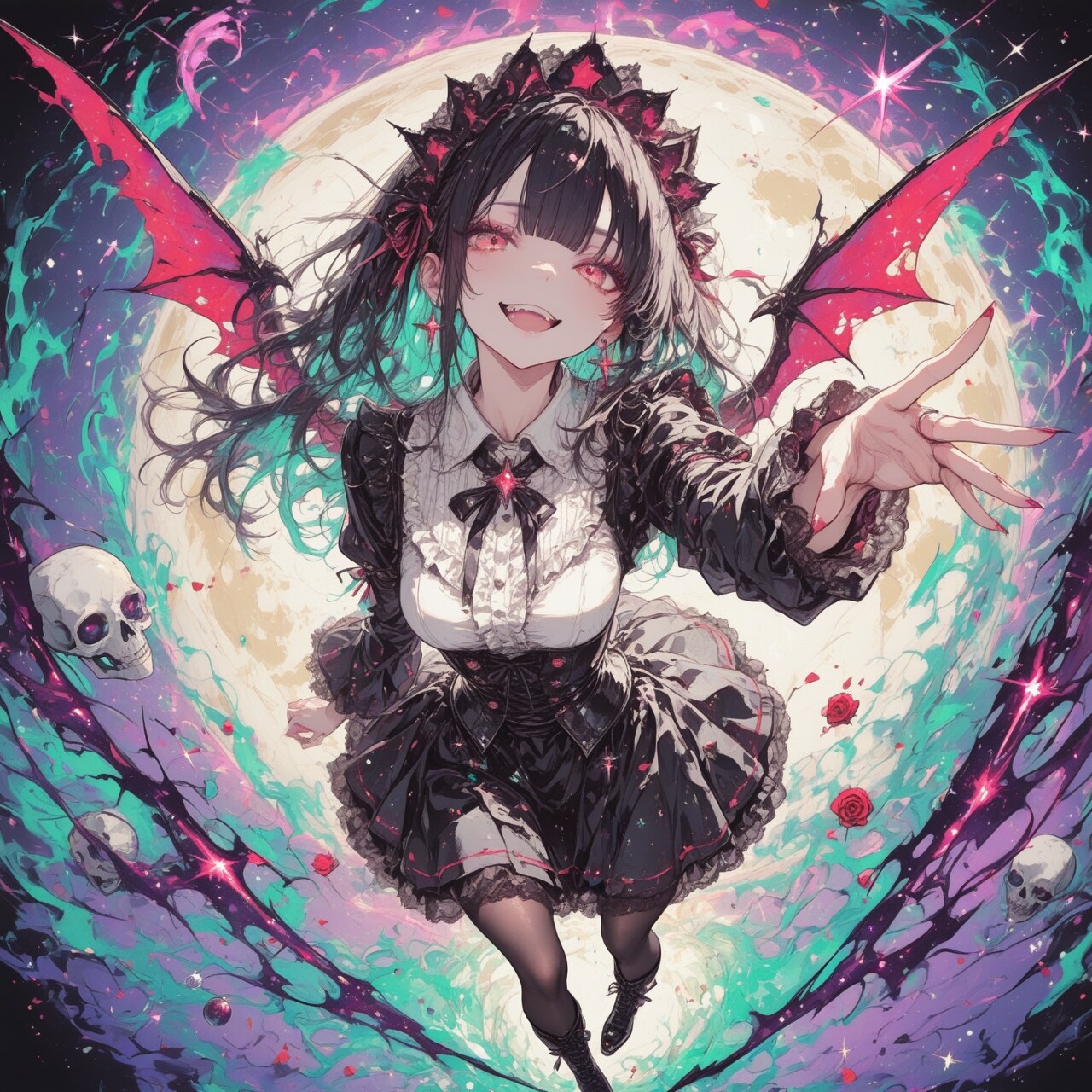 月蝕の悪魔 | の人気AIイラスト・グラビア