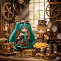 スチームパンク ミクちゃんリンちゃん 2枚目