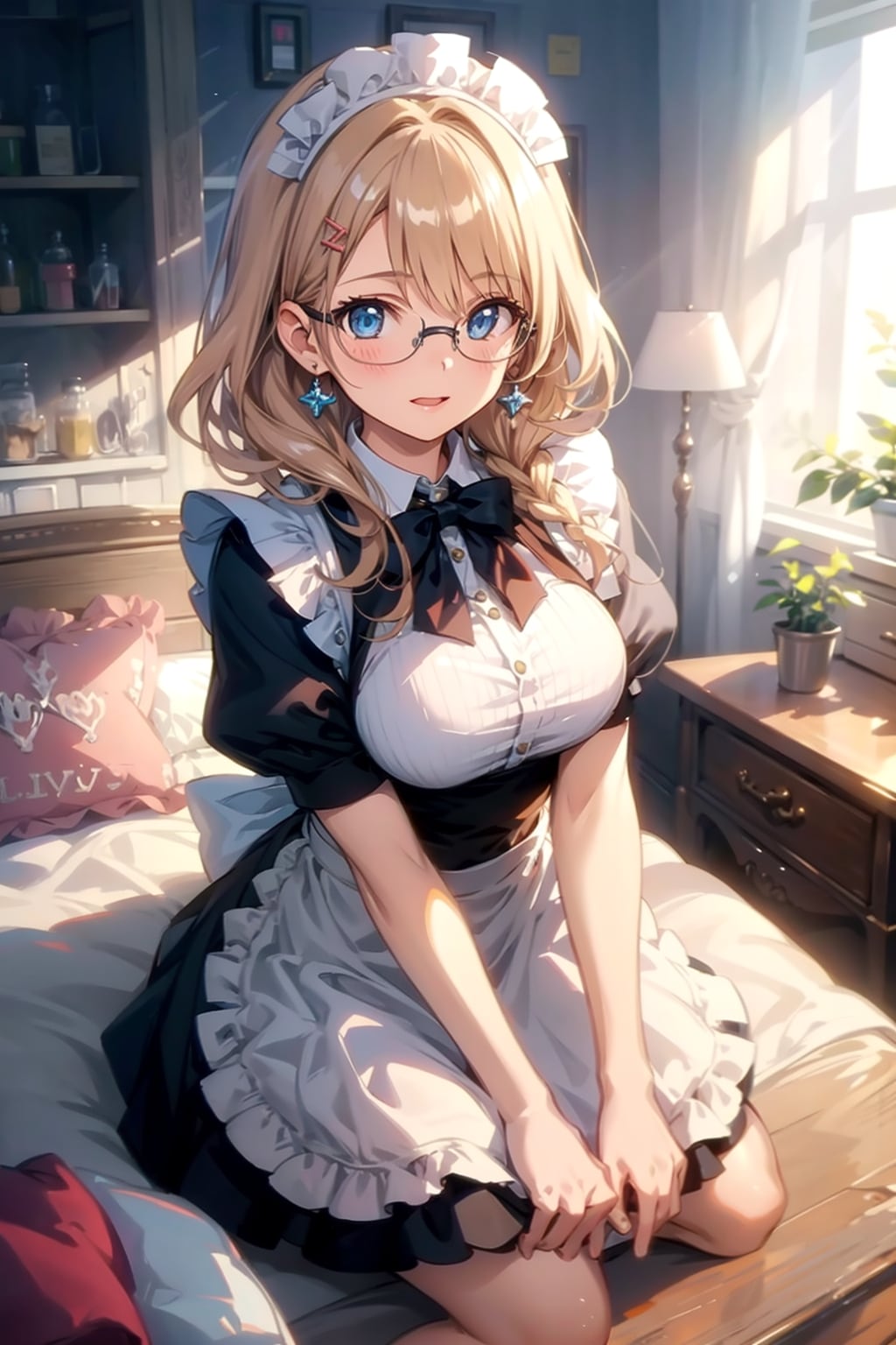メガネ美少女メイド