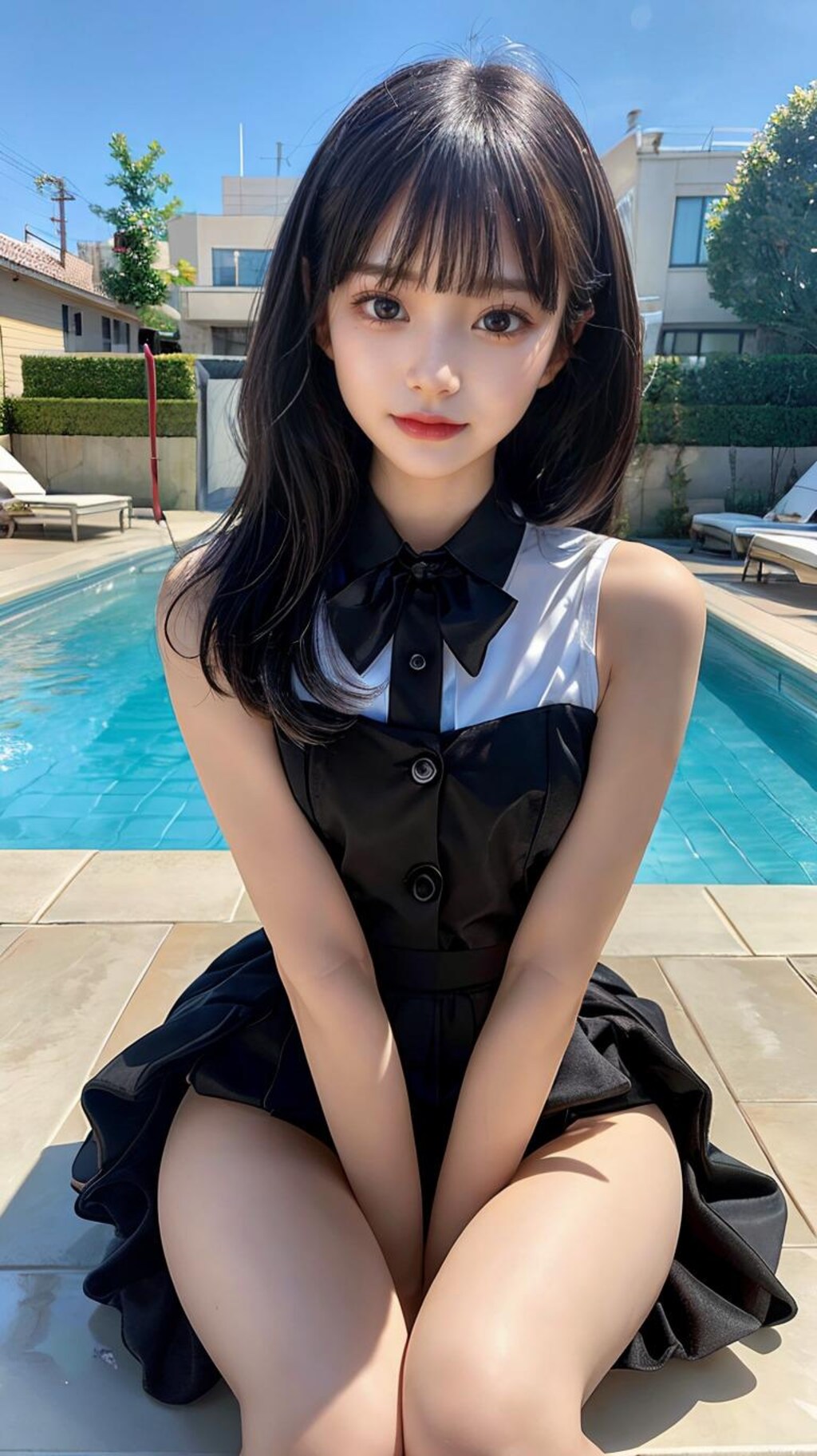 プールサイドの可愛すぎる妹