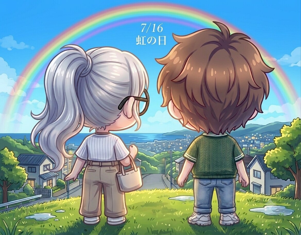 今日は「虹の日」
