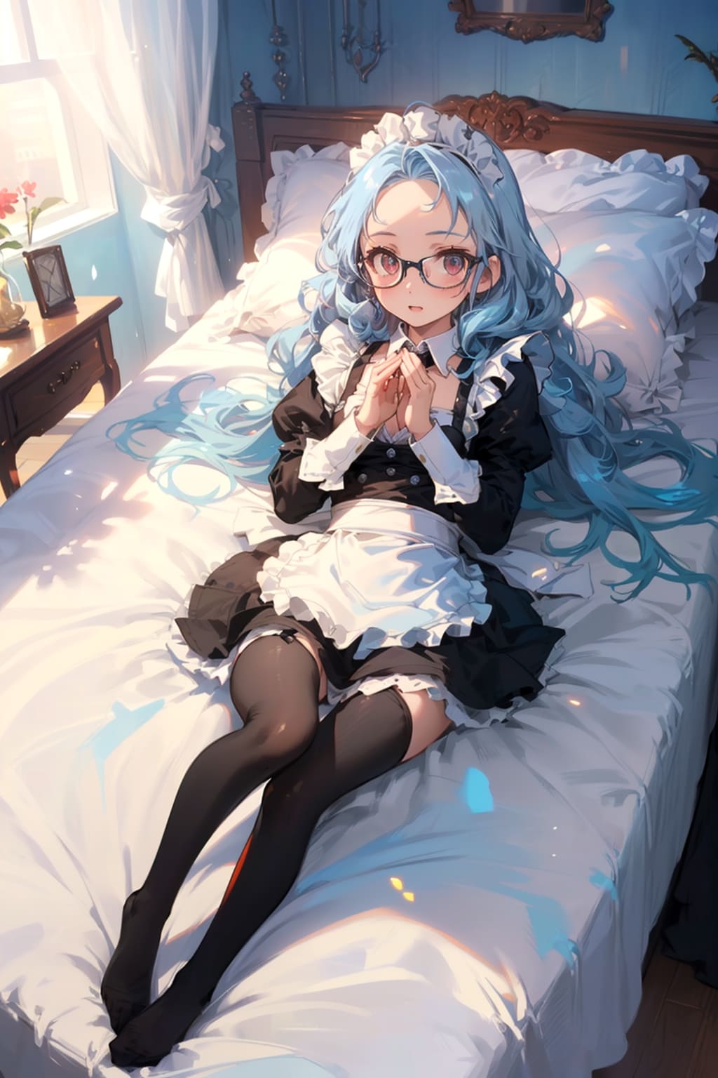 メイドの眼鏡っ娘