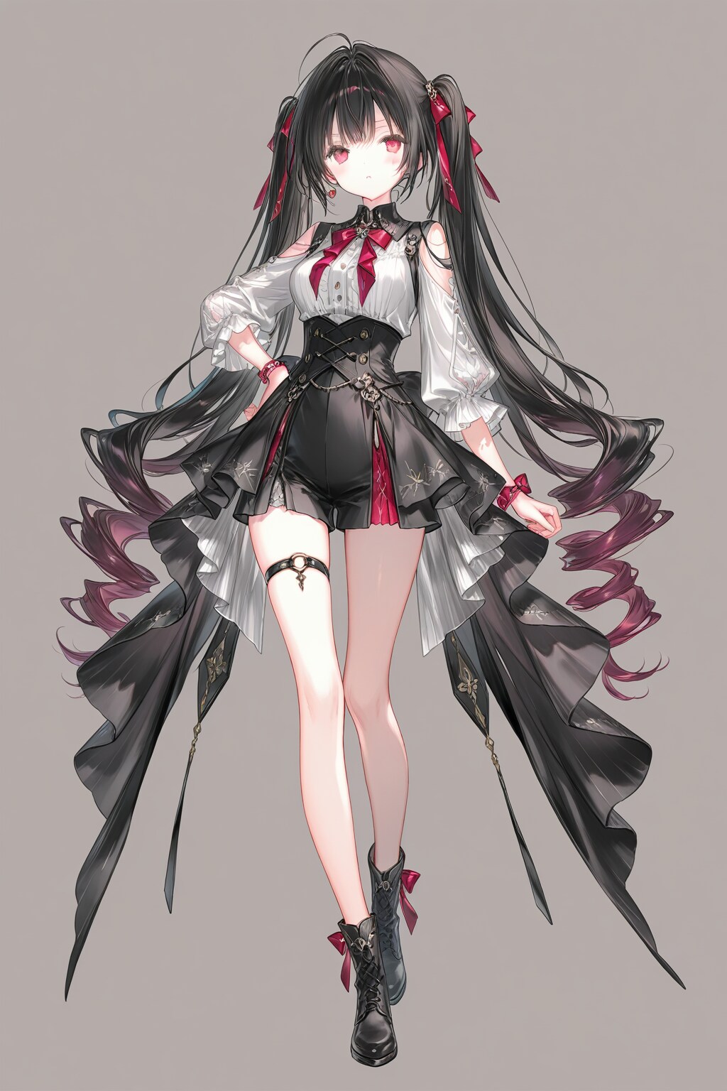 『顔文字キャラNo1(´･ω･｀)ゴスロリっ子？』