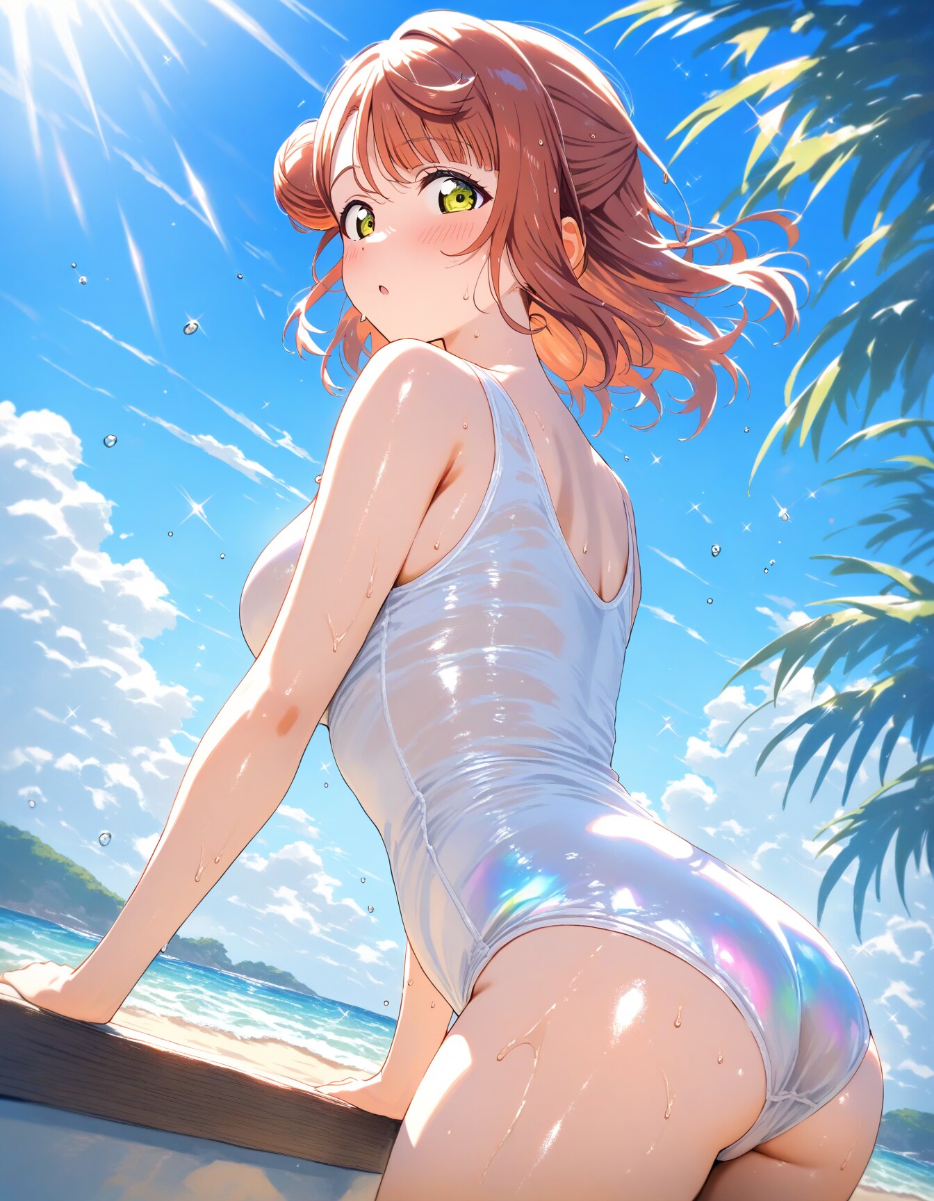 上原歩夢 白スク