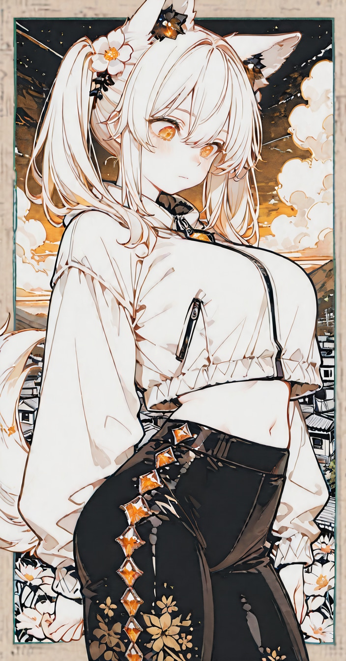 けもみみ娘 | の人気AIイラスト・グラビア