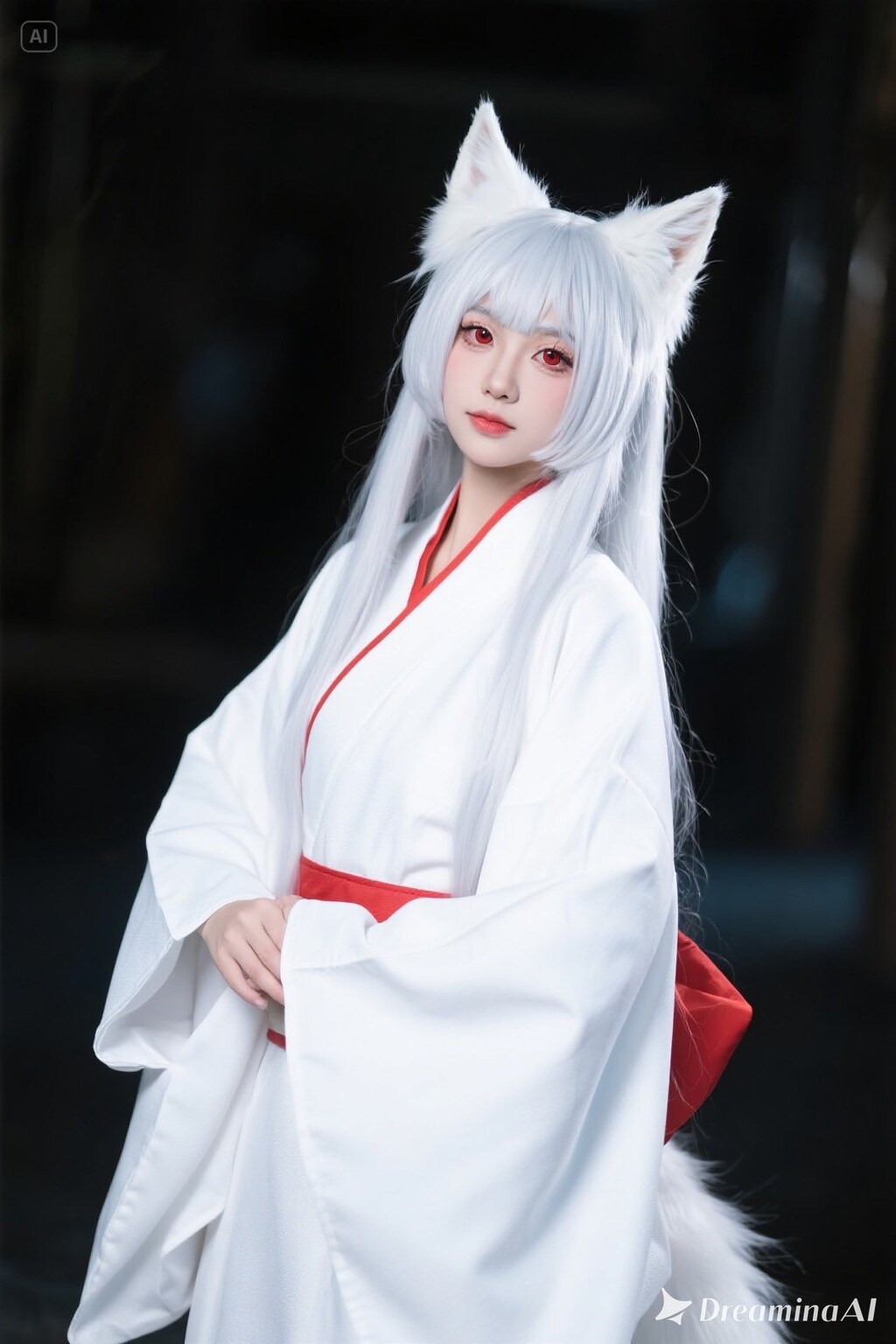 【実写風？】キツネの御神体様