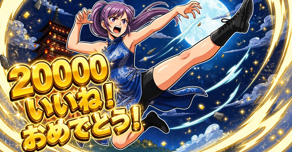20000いいね❗おめでとうございます❗