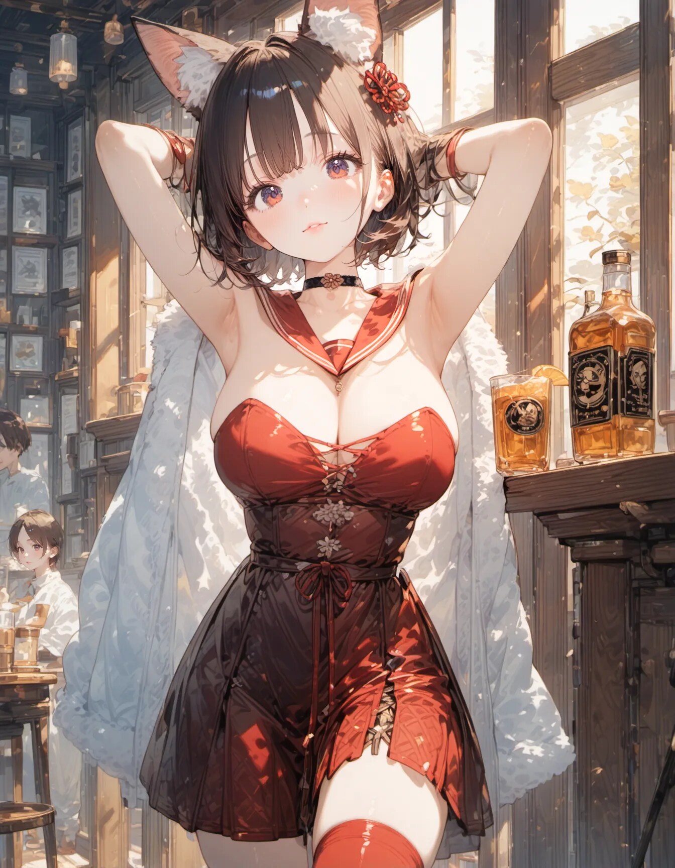 Crimson Velvet Afternoon