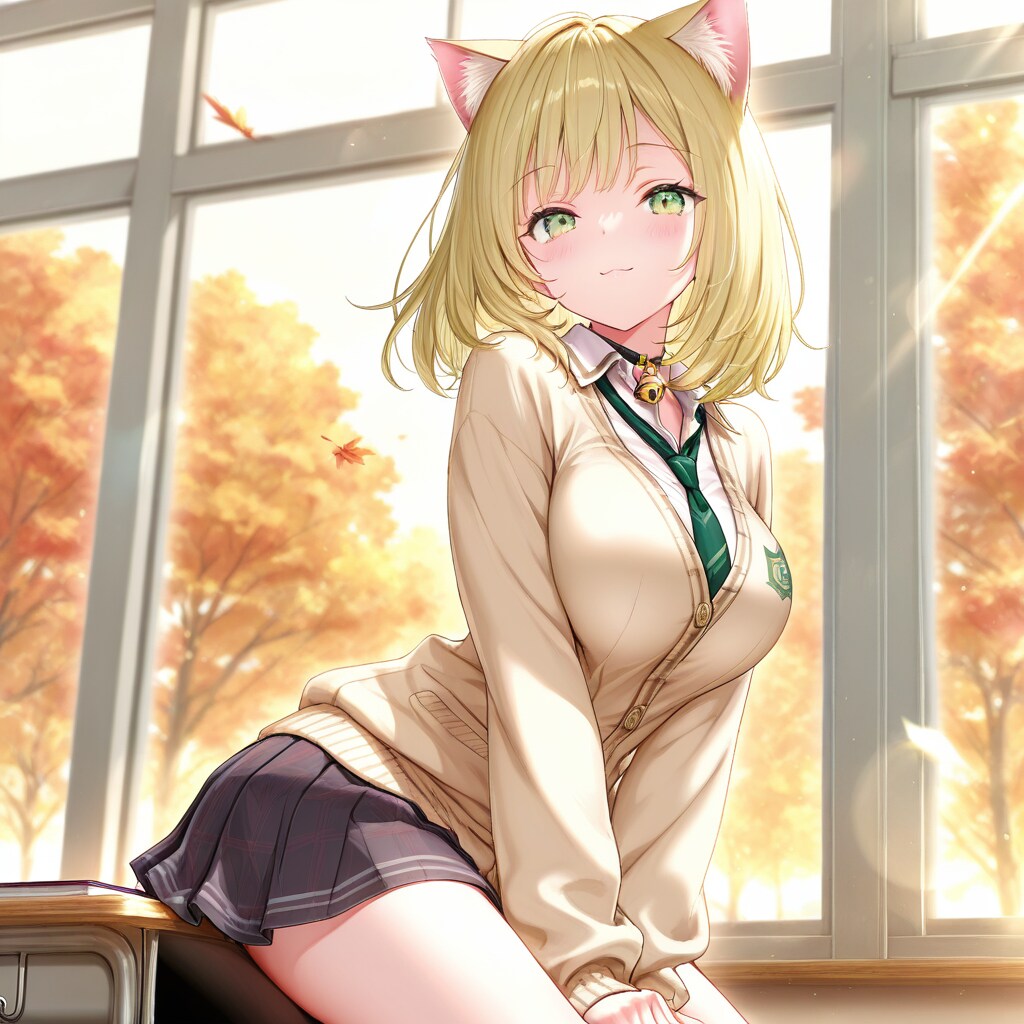 教室に現れた猫耳少女