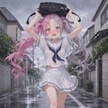 にわか雨に降られる 8枚目