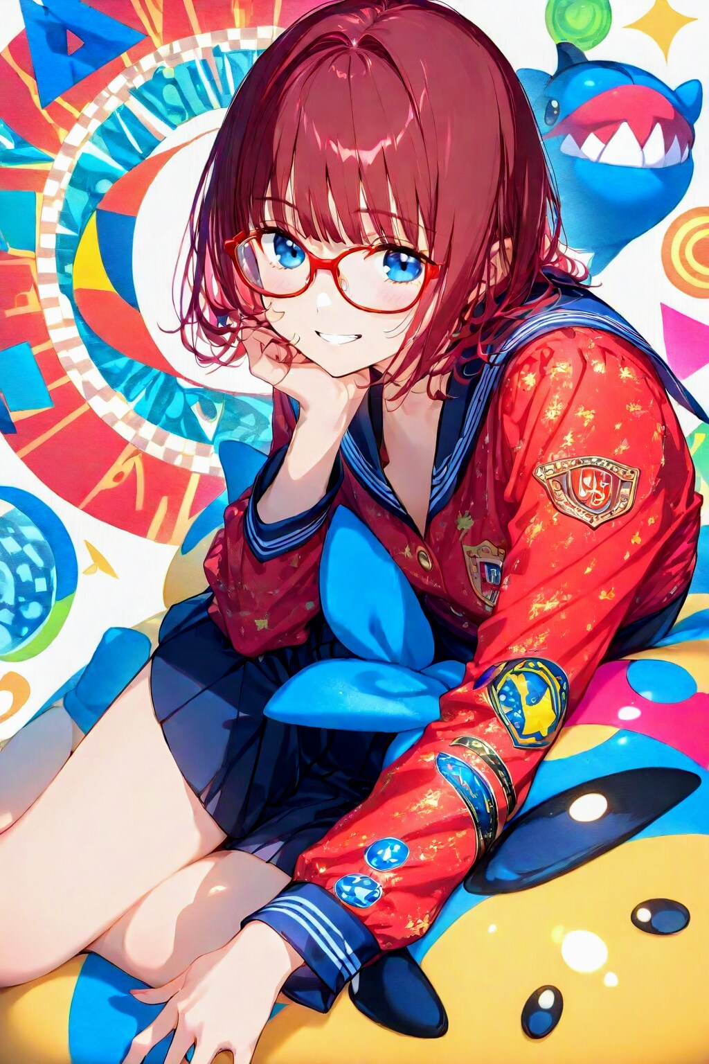 お試し生成　セーラーうちのお姉やん👓️