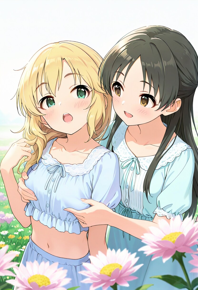仲良し タッチ | の人気AIイラスト・グラビア