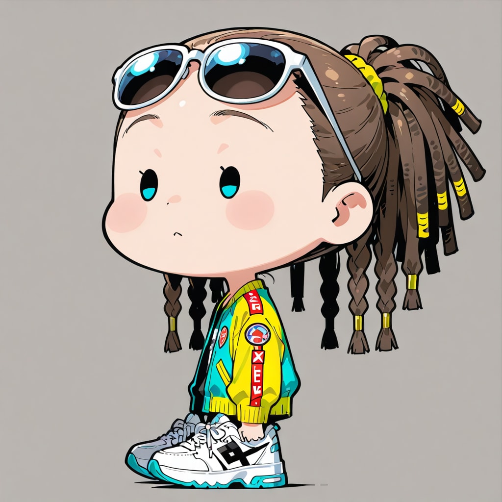 色眼鏡の下のつぶらな瞳 | の人気AIイラスト・グラビア