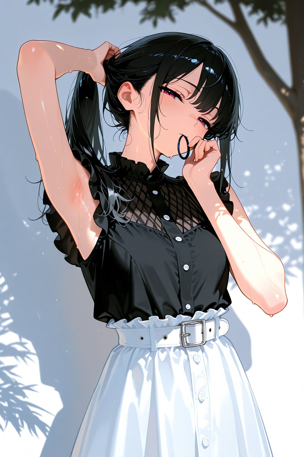 暑...何見てるの？