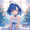 青髪ちゃん 2枚目