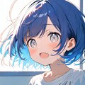 青髪ちゃん 4枚目
