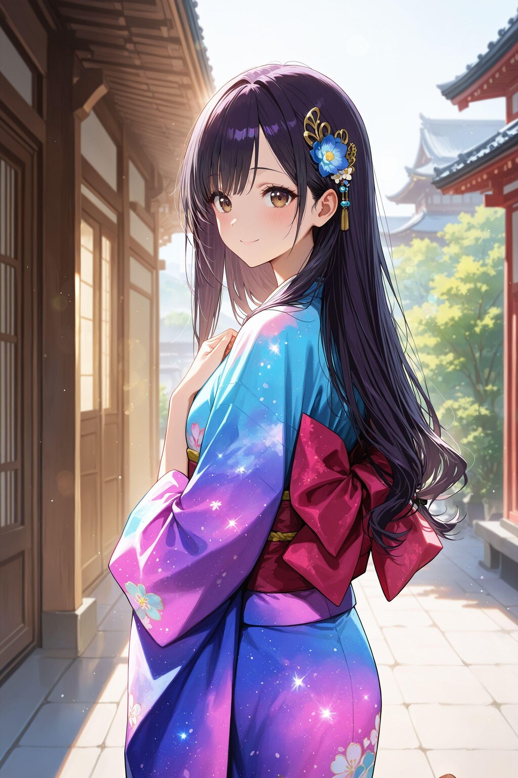 異世界の女神さま（クシナダヒメさん　旅行中）