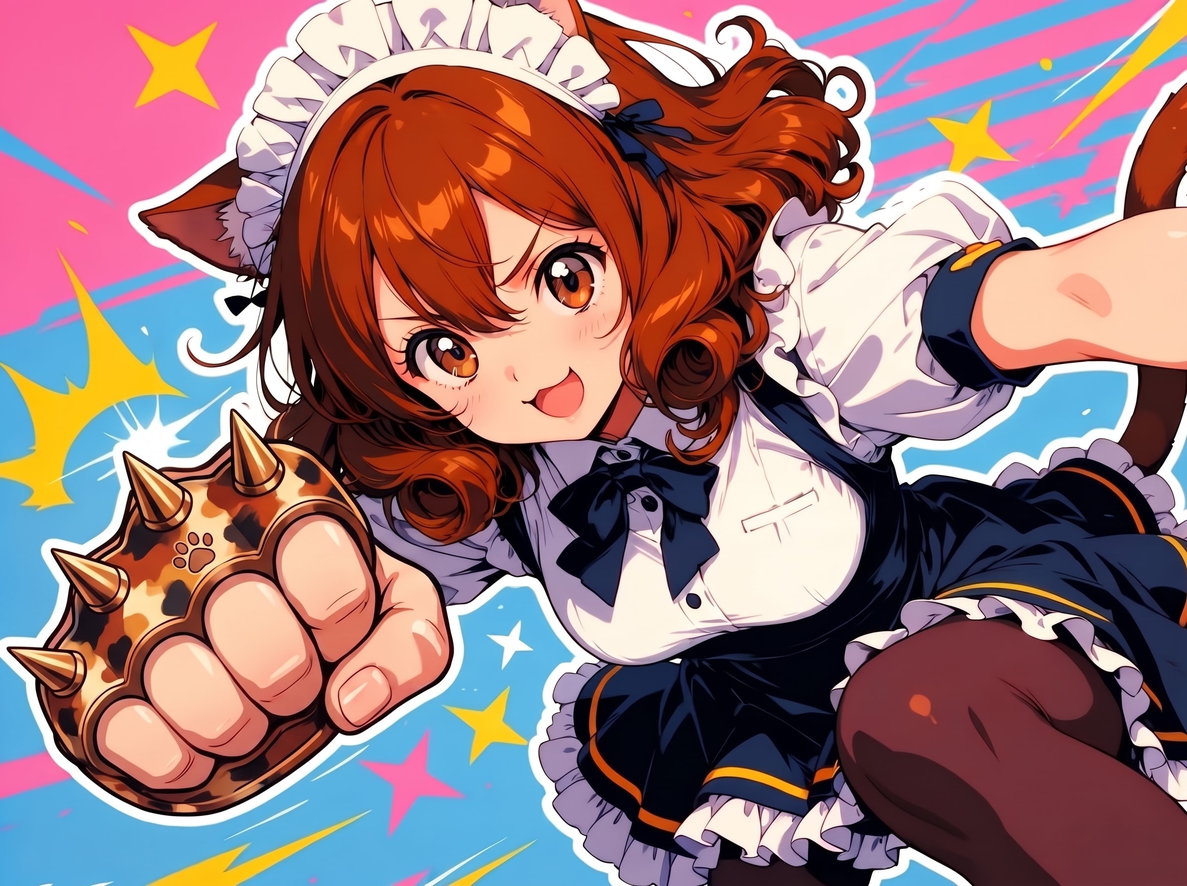 ねこパンチ！💥 | の人気AIイラスト・グラビア