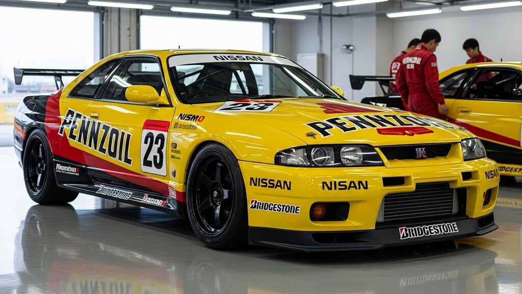 ペンズオイルR33GT-Rレーシングカー