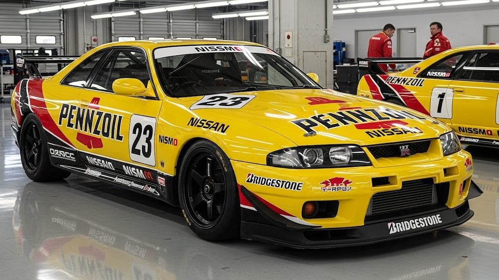 ペンズオイルR33GT-Rレーシングカー