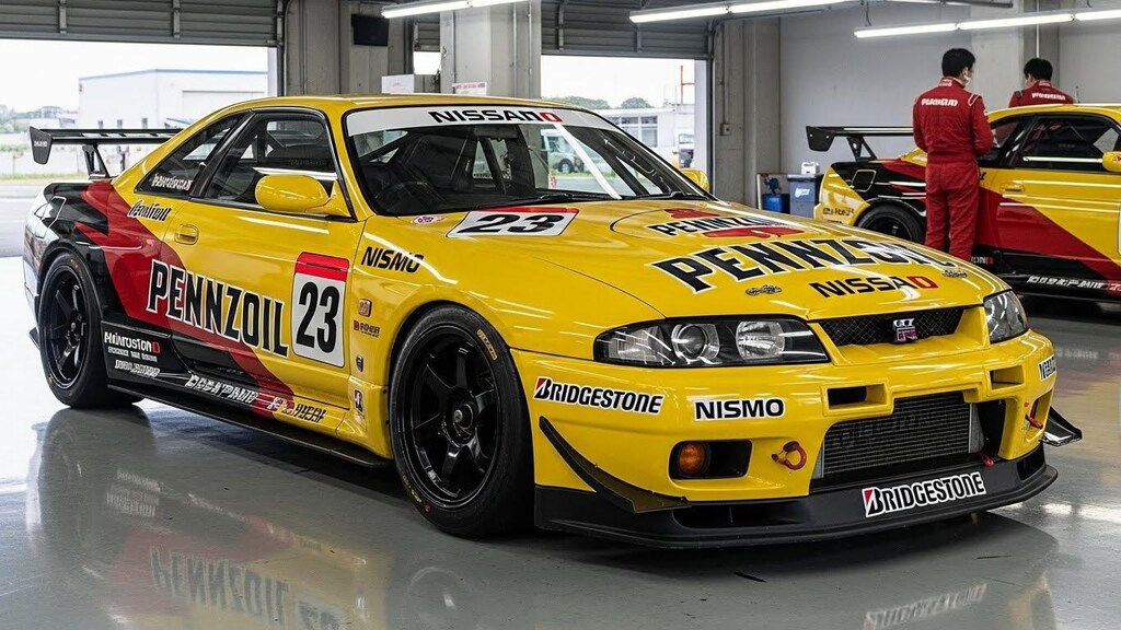 ペンズオイルR33GT-Rレーシングカー