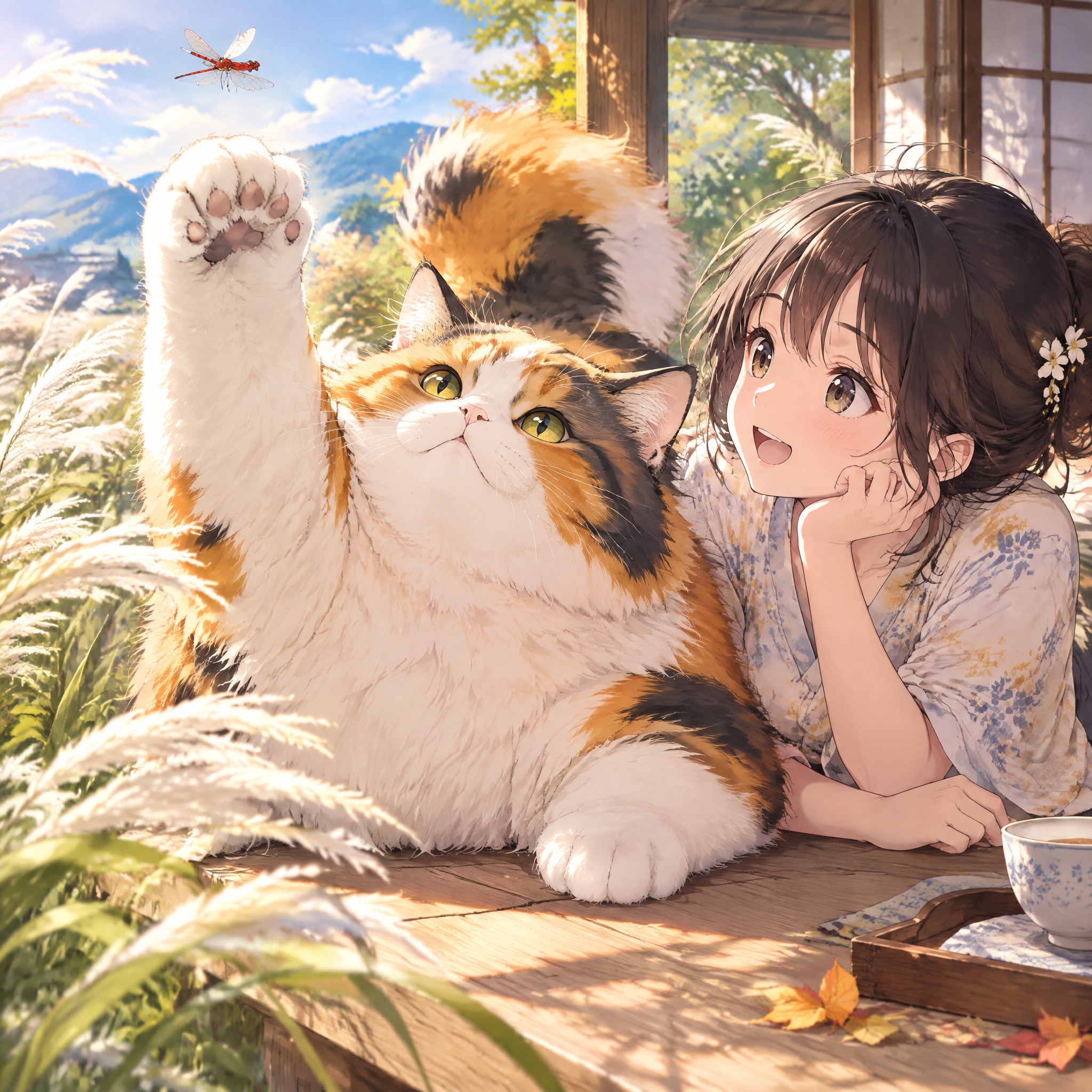 おはよう三毛殿（１５２）GPTimages2.5 | の人気AIイラスト・グラビア